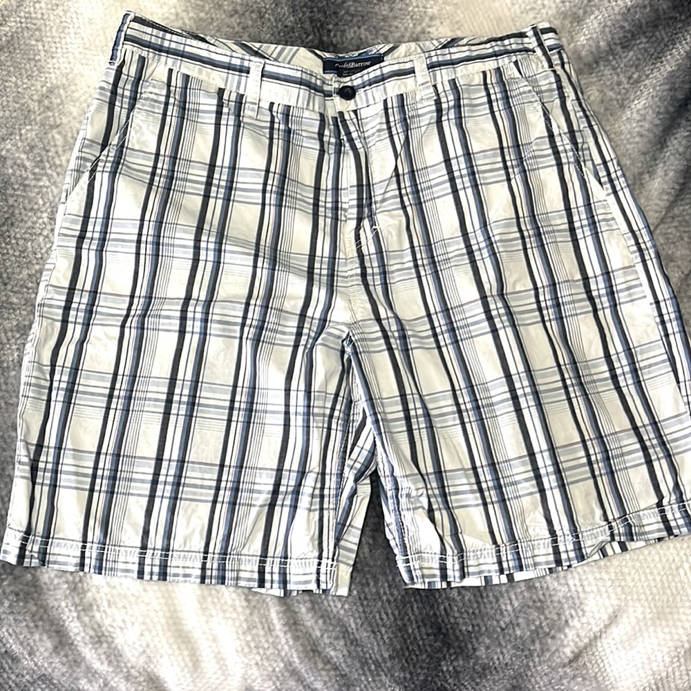 Blue and White shorts
